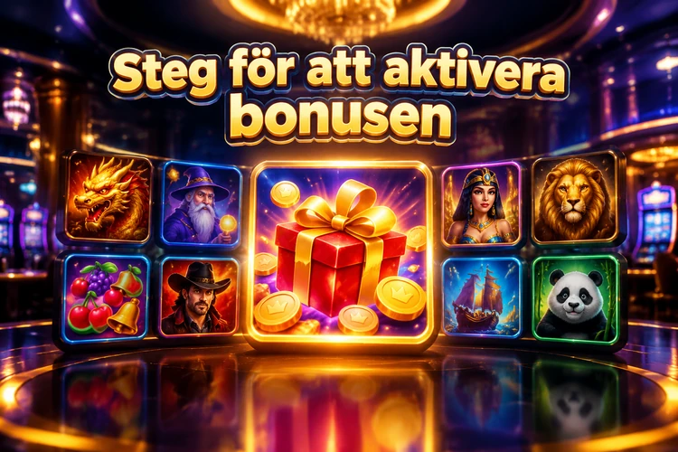Steg för att aktivera bonusen